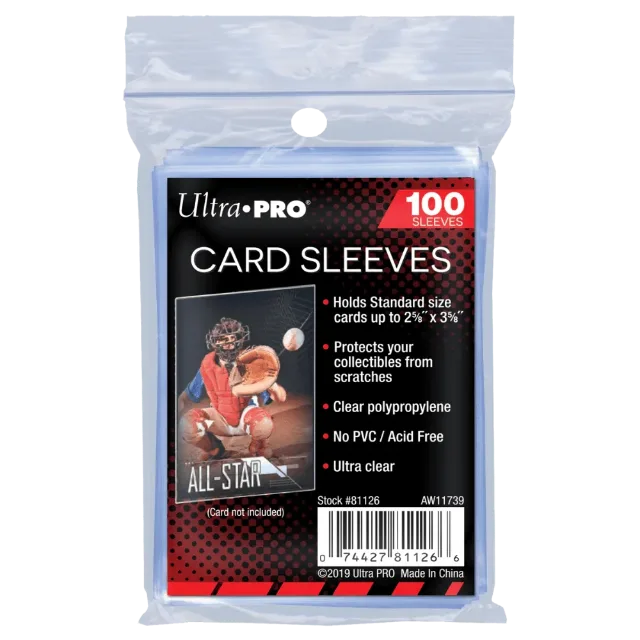Ultra PRO Trading Card Penny Sleeves® 100 Pack 2.5" x 3.5"